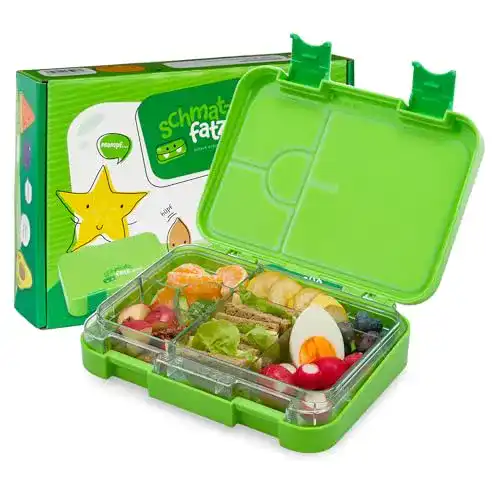 Lunchbox für Kinder von Schmatzfatz – Bunte Bento-Box für die Schule