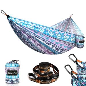 Hängematte für 2 Personen von Naturefun – Ultraleichte Camping Hängematte