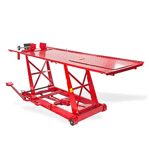 Motorradhebebühne DEMA Montagerampe mit 454 kg Tragkraft