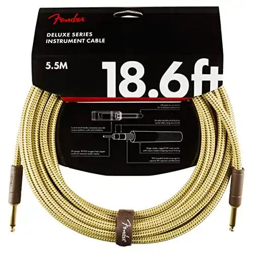 Gitarrenkabel Fender Deluxe 18.6′ Instrumentenkabel