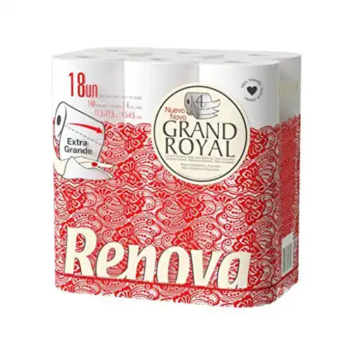 Renova Grand Royal 4-lagiges Toilettenpapier, 18 Rollen