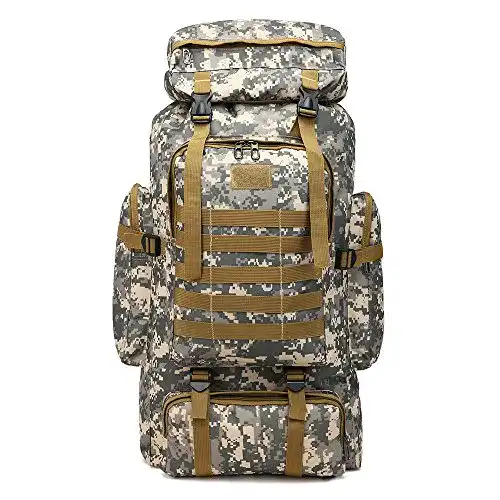 SonneSky 80 Liter Rucksack mit großer Kapazität für Outdoor-Aktivitäten