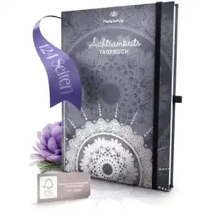 Hardcover-Notizbuch Passionup Achtsamkeits-Tagebuch für Erwachsene
