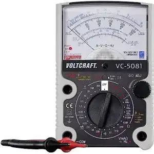 Analog-Multimeter Voltcraft VC-5081 Handgerät für Spannungsmessungen