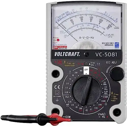 Analog-Multimeter Voltcraft VC-5081 Handgerät für Spannungsmessungen