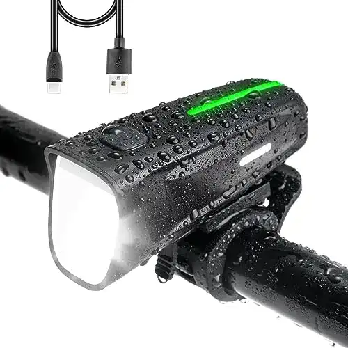 Fahrradlampe Ventvinal LED mit Batterie für vorne