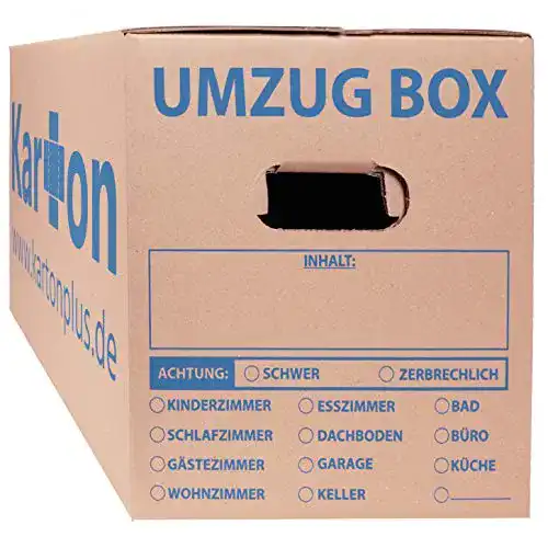Umzugskartons Kartonplus 25 Stück 620 x 300 x 330 mm