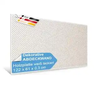 Lochplatte Pegboard aus Holz Valencia 122 x 61 cm