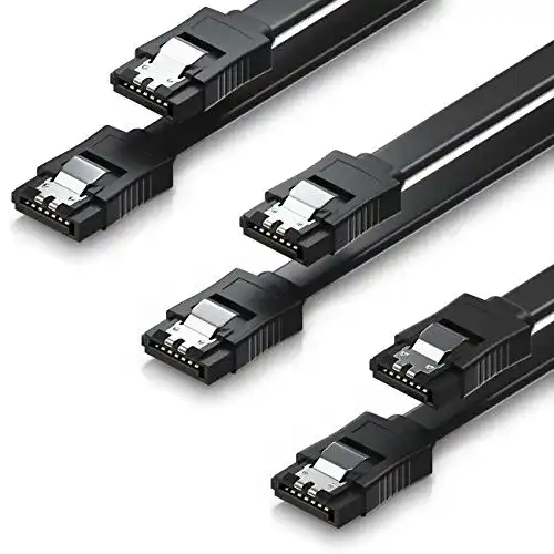 SATA-Kabel deleyCON 3x 50cm SATA III Datenkabel im Set