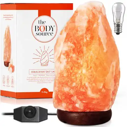 Salzkristall Lampe von The Body Source aus Himalaya Salz (2-3 kg)