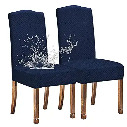 Stuhlhusse Keluina Stretch wasserdicht Jacquard für Möbel