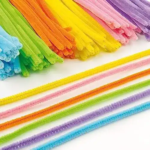 Pfeifenreiniger Baker Ross Großpackung in bunten Osterfarben für Bastelprojekte