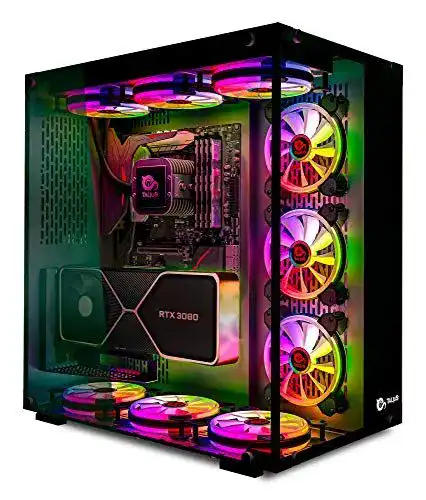 RGB Gehäuse Talius Cronos ATX Gaming Box mit gehärtetem Glas