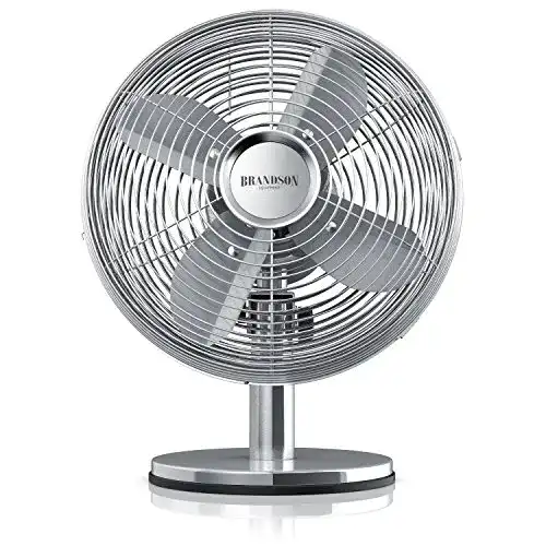 Tischventilator Brandson im Retro Design für stilvolle Kühlung