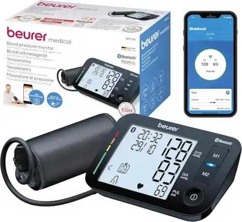 Beurer BM 54 Oberarm-Blutdruckmessgerät für präzise Messungen