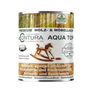 Klarlack für Holz, Contura Lack für Kinderspielzeug und Kindermöbel 750ml