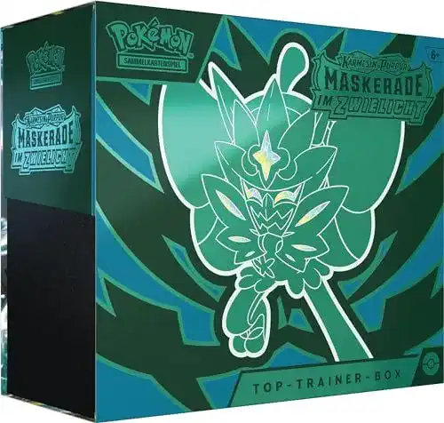 Pokémon Sammelkartenspiel Top-Trainer-Box Karmesin & Purpur
