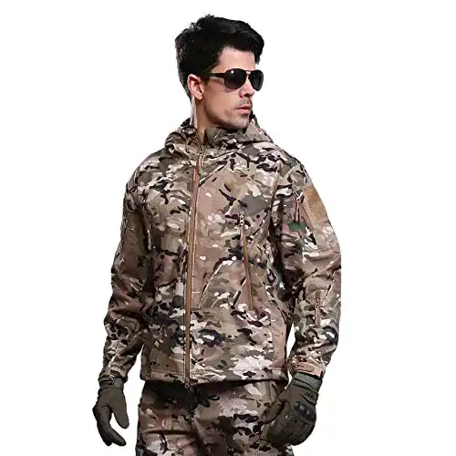 Angeljacke Kelmon Herren Softshelljacke wasserabweisend für Outdoor-Aktivitäten