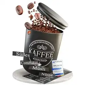 Kaffeedose IDEALTASTIC Premium für 500g Kaffee, luftdicht