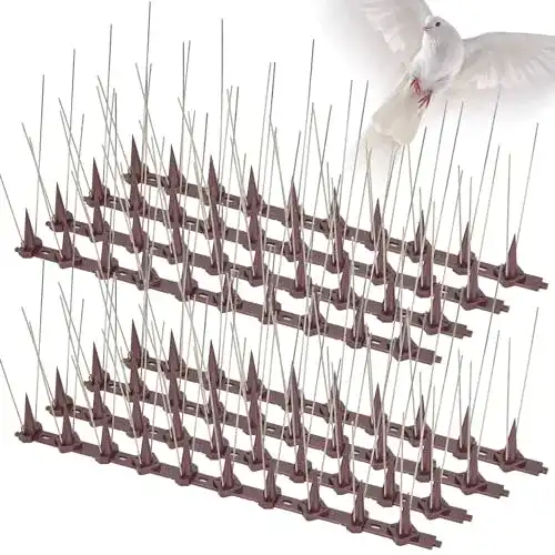 Taubenabwehr Spikes aus Edelstahl, 3,6 m, effektive Vogelabwehr
