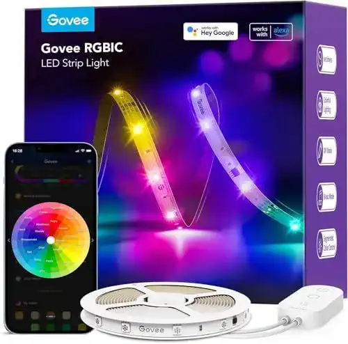 Govee LED Strip 5m mit Smart RGBIC Technologie und App-Steuerung