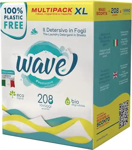 Umweltfreundliches Waschmittel Wave Wash’n’love Classic 208 Wäschen