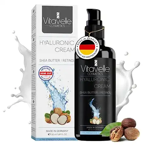 Hyaluron-Creme Vitavelle Bio Hyaluronsäure Gesichtscreme für Damen