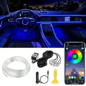 Auto LED Innenbeleuchtung mit RGB-Fernbedienung und App-Steuerung