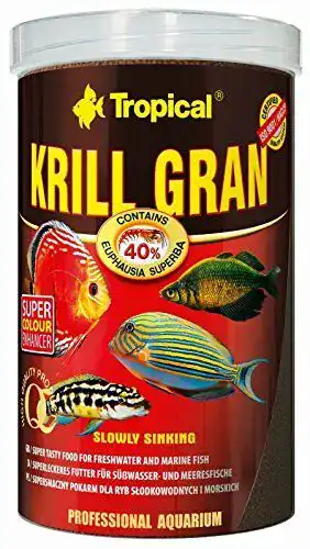 Fischfutter Tropical Krill Granulat für Zierfische