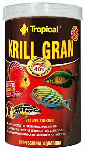 Fischfutter Tropical Krill Granulat für Zierfische