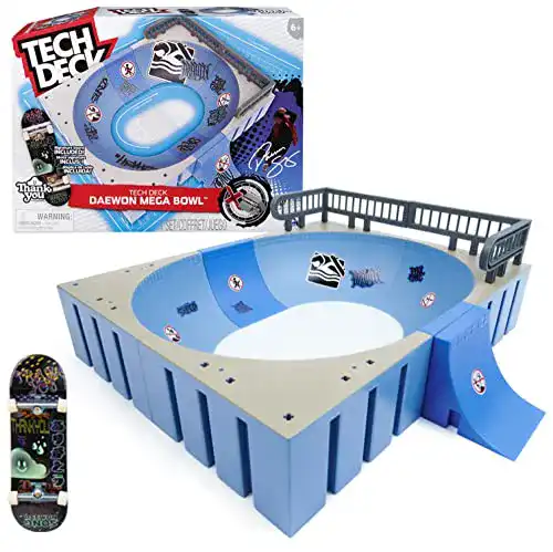 Fingerboard-Rampe Tech Deck Mega Bowl mit Zubehör und Fingerboard