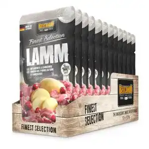 Belcando Nassfutter Frischebeutel 12x125g Lamm mit Kartoffel