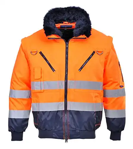 Forstjacke Portwest Hi-Vis Warnschutz 3-in-1 Pilotjacke