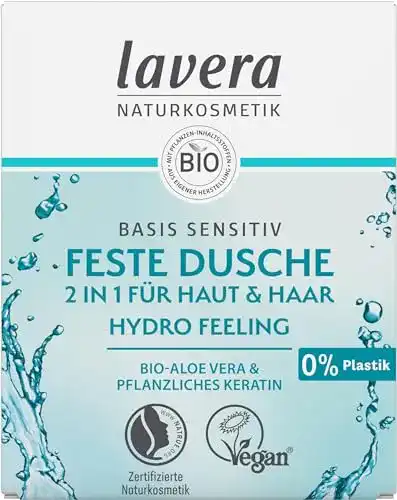 Lavera Feste Duschseife 2 in 1 Hydro Feeling Basis Sensitiv