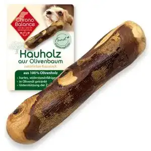Kauholz Hund ChronoBalance Kauspielzeug M aus Olivenholz