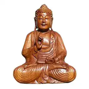 Buddha-Figur Wogeka 30 cm für Meditation und Dekoration