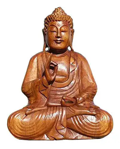 Buddha-Figur Wogeka 30 cm für Meditation und Dekoration