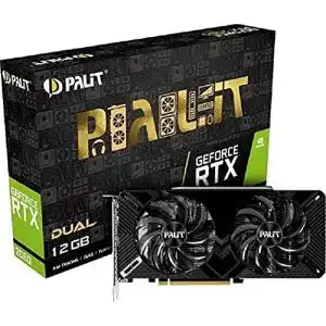 Palit GeForce RTX 2060 Grafikkarte mit 12GB und Dual-Kühlung