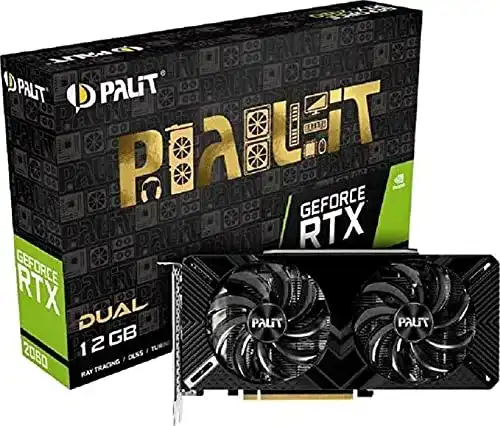 Palit GeForce RTX 2060 Grafikkarte mit 12GB und Dual-Kühlung
