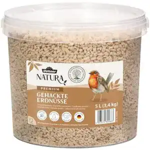 Erdnüsse für Wildvögel von Dehner Natura, gehackte Premium Qualität