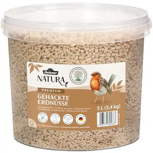 Erdnüsse für Wildvögel von Dehner Natura, gehackte Premium Qualität