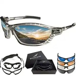 Fahrradbrille mit Wechselgläsern BIGWAVE Pro-Action 903 grau