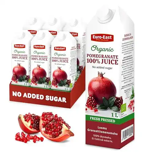 Granatapfelsaft Euro-East Bio 100% Direktsaft im 6er Pack