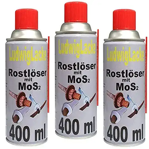 Rostlöser Ludwiglacke Spraydose 400 ml im 3er Set