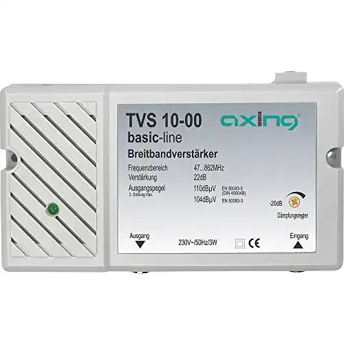 Hausanschlussverstärker Axing TVS 10-00 für verbesserten Fernsehempfang