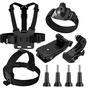 Brustgurt für GoPro und Actionkameras im 9-in-1 Set