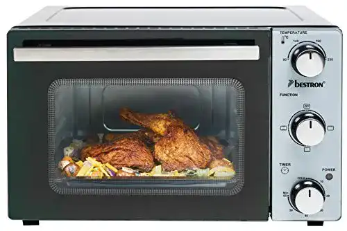 Mini-Backofen Bestron AOV20 mit 20 Litern und Ober-/Unterhitze