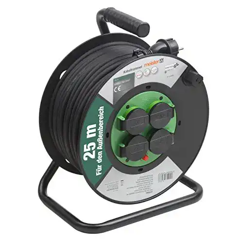 Meister Kabeltrommel H05RR-F3G1,5 für Außenbereich, IP44