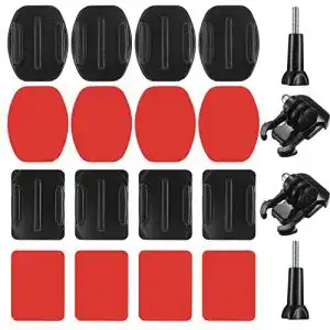 Gopro Klebehalterung Fulushouxi 20 Sets für Gopro Kameras