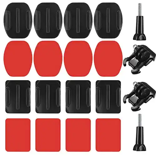 Gopro Klebehalterung Fulushouxi 20 Sets für Gopro Kameras